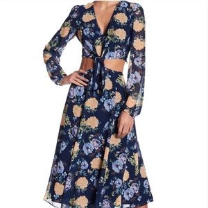 Yumi Kim Open Heart Midi Dress size M NWT